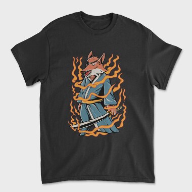 Fox Samurai, Tricou Barbati (Unisex)