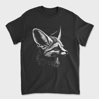 Attentive Fennec Fox, Tricou Barbati (Unisex)
