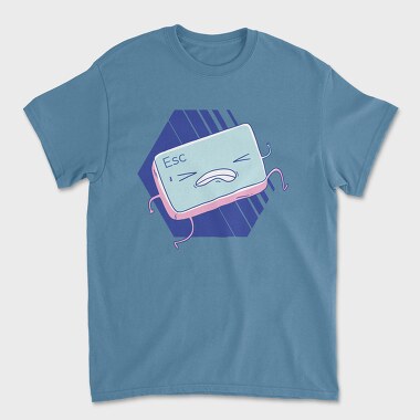 Escape Key Running Esc, Tricou Barbati (Unisex)