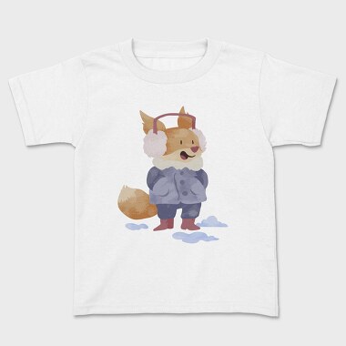 Winter Fox Friend, Tricou Copii