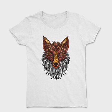 Mandala Fox Color 001, Tricou Femei