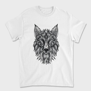Tribal Fox 001, Tricou Barbati (Unisex)
